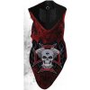 Motorkářský neoprenový nákrčník - ochrana obličeje maltézský kříž lebka Motorkářský neoprenový nákrčník - ochrana obličeje maltézský kříž lebka