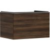 Hansgrohe Xelu Q Umývadlová skrinka, 50x78x55 cm, 1 zásuvka, tmavý orech/chróm 54057000-HG Hansgrohe Xelu Q Umývadlová skrinka, 50x78x55 cm, 1 zásuvka, tmavý orech/chróm 54057000-HG