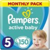 Pampers Active Baby Junior Monthly Pack (150 ks) / Plienky / Veľkosť 5 (11-16 kg) (DIOPMPPIE0059)