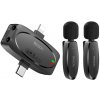 AppleMix YESIDO Mikrofón pre Apple iPhone - Lightning / USB-C / 3,5 mm jack - bezdrôtový - čierny - sada 2 ks AppleMix YESIDO Mikrofón pre Apple iPhone - Lightning / USB-C / 3,5 mm jack - bezdrôtový - čierny - sada 2 ks