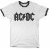 AC/DC Black Logo Retro Ringer (T-Shirt) XXL AC/DC Black Logo Retro Ringer (T-Shirt) XXL