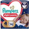 Pampers Pants Night 4, 52 Kusů, 9kg-15kg Pampers Pants Night 4, 52 Kusů, 9kg-15kg