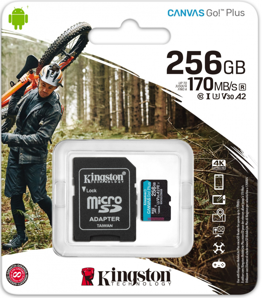 Kingston microSDXC 256GB SDCG3/256GB