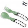 GSI Outdoors Tekk Folding Cutlery Set Green GSI Outdoors Tekk Folding Cutlery Set Green