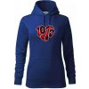 1975 v srdci - Mikina dámská Cape s kapucí - XS ( Kráľovská modrá ) 1975 v srdci - Mikina dámská Cape s kapucí - XS ( Kráľovská modrá )