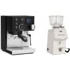 Rancilio Silvia BC PID, black + Ascaso H64, white Rancilio Silvia BC PID, black + Ascaso H64, white
