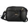 Dámska kožená crossbody kabelka čierna - Hexagona Dornie čierna Dámska kožená crossbody kabelka čierna - Hexagona Dornie čierna