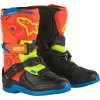 Boty TECH 3S KIDS, ALPINESTARS, dětské (oranžová fluo/modrá/žlutá fluo/černá, vel. 28) Boty TECH 3S KIDS, ALPINESTARS, dětské (oranžová fluo/modrá/žlutá fluo/černá, vel. 28)