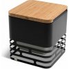 Höfats Štýlové ohnisko a gril CUBE na drevo Variant: FLIP SET čierny Höfats Štýlové ohnisko a gril CUBE na drevo Variant: FLIP SET čierny