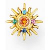 Thomas Sabo H2284-971-7 Gold-plated single stud earring sun with coloured stones - 1 kus náušnice Thomas Sabo H2284-971-7 Gold-plated single stud earring sun with coloured stones - 1 kus náušnice
