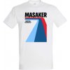 Tričko Koza Bobkov - Masaker retro Biela L Tričko Koza Bobkov - Masaker retro Biela L
