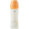CHICCO Dojčenská sklenená fľaša Perfect Easy 240 ml, pomalý silikónový prietok, pre dievčatá, 0m+ CHICCO Dojčenská sklenená fľaša Perfect Easy 240 ml, pomalý silikónový prietok, pre dievčatá, 0m+