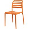 Nardi plastová stolička Costa Bistrot oranžová Nardi plastová stolička Costa Bistrot oranžová
