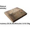 JAPE Plotová betónová strieška 30, šírka 30x39x6cm, betón-imitácia dreva PS30