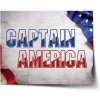 Sablio Plagát Kapitán Amerika Vlajka - 90x60 cm Sablio Plagát Kapitán Amerika Vlajka - 90x60 cm