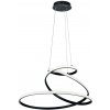 Luce Ambiente Design LED závesné svietidlo COASTER, čierna, Ø 60 cm, kov, CCT - LED-COASTER-S-NER Luce Ambiente Design LED závesné svietidlo COASTER, čierna, Ø 60 cm, kov, CCT - LED-COASTER-S-NER