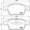 BREMBO Sada brzdových platničiek kotúčovej brzdy P61086 BREMBO Sada brzdových platničiek kotúčovej brzdy P61086