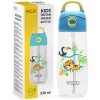 Fľaša na vodu pre deti z tritanu FĽAŠA NA PITIE s náustkom 4FIZJO 550ml džungľa Fľaša na vodu pre deti z tritanu FĽAŠA NA PITIE s náustkom 4FIZJO 550ml džungľa