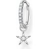Thomas Sabo CR707-051-14 Creole - Star - 1 kus náušnice Thomas Sabo CR707-051-14 Creole - Star - 1 kus náušnice