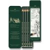 Grafitová ceruzka Faber-Castell Castell 9000 Jumbo - 5 ks, plechová krabička Grafitová ceruzka Faber-Castell Castell 9000 Jumbo - 5 ks, plechová krabička