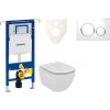 Cenovo zvýhodnený závesný WC set Geberit do ľahkých stien / predstenová montáž + WC Ideal Standard Tesi 111.355.00.5NF4 Cenovo zvýhodnený závesný WC set Geberit do ľahkých stien / predstenová montáž + WC Ideal Standard Tesi 111.355.00.5NF4