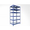 Kovový regál do technickej miestnosti Biedrax 45 x 120 x 180 cm, modrý - 6 políc pozink Kovový regál do technickej miestnosti Biedrax 45 x 120 x 180 cm, modrý - 6 políc pozink