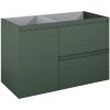 Kúpeľňová skrinka pod umývadlo Jungborn DECEM forrest zelená 1000 x 635 x 458 mm 169007 Kúpeľňová skrinka pod umývadlo Jungborn DECEM forrest zelená 1000 x 635 x 458 mm 169007