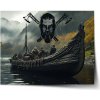 Sablio Plagát Vikingové Loď - 60x40 cm Sablio Plagát Vikingové Loď - 60x40 cm