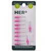 HERBADENT HERO ELECTRA medzizubné kefky 0,7 mm ružové – náhradné nadstavce, balenie 10 ks HERBADENT HERO ELECTRA medzizubné kefky 0,7 mm ružové – náhradné nadstavce, balenie 10 ks