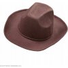 Kovbojský klobúk hnedý hladký kovboj