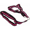 Verk 19115 Nylonový postroj s vodítkom pre psa 200 x 2.5 cm ružový Verk 19115 Nylonový postroj s vodítkom pre psa 200 x 2.5 cm ružový