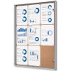 Jansen Display Interiérová vitrína Economy 9 x A4 711 x 963 mm