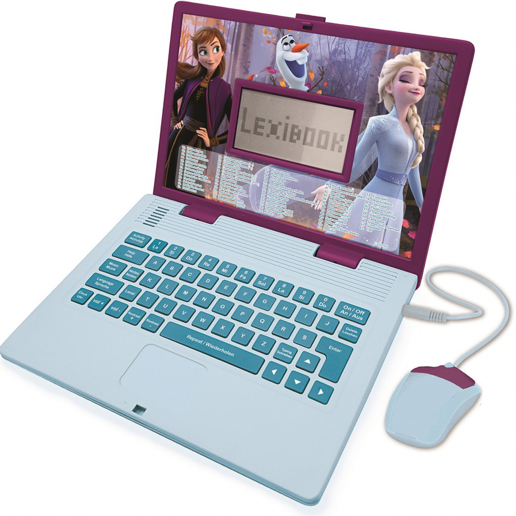 Lexibook Frozen Dvojjazyčný vzdělávací notebook čeština/angličtina 124 aktivit