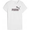 Puma Dámske tričko ESSENTIALS NO.1 LOGO TEE biela fialová Puma Dámske tričko ESSENTIALS NO.1 LOGO TEE biela fialová