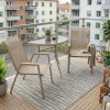 Balkónová sada nábytku POLA – béžová (2 stoličky + polkruhový stolík) Balkónová sada nábytku POLA – béžová (2 stoličky + polkruhový stolík)