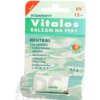 VITALOS Balzam na pery neutral SPF 15 vitamínový 1x1 ks VITALOS Balzam na pery neutral SPF 15 vitamínový 1x1 ks