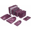 Kono súprava 8 ks cestovných organizérov boxov do kufra, burgundy E2019 BY Kono súprava 8 ks cestovných organizérov boxov do kufra, burgundy E2019 BY