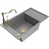 MEXEN/S MEXEN/S - Elias granitový drez 1-miska vrátane batérie Carla, šedá 6511-71-670700-50 MEXEN/S MEXEN/S - Elias granitový drez 1-miska vrátane batérie Carla, šedá 6511-71-670700-50