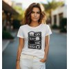 Bullshirt.sk Dámske tričko - Eat, Sleep, Code, Repeat Biela S Bullshirt.sk Dámske tričko - Eat, Sleep, Code, Repeat Biela S