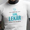 Tričko s potlačou SOM LEKÁR Pánsky Biela XL Tričko s potlačou SOM LEKÁR Pánsky Biela XL