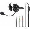 HAMA NHS-P100 PC Office Headset with Neckband, Stereo, black - 00139920 HAMA NHS-P100 PC Office Headset with Neckband, Stereo, black - 00139920