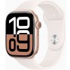 Apple Watch Series 10 GPS+Cellular 46mm Rose Gold Aluminium Case farba Light Blush Sport Band velikost řemínku M/L (160-210mm) MWY73QC/A Apple Watch Series 10 GPS+Cellular 46mm Rose Gold Aluminium Case farba Light Blush Sport Band velikost řemínku M/L (160-210mm) MWY73QC/A