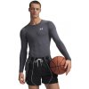 Pánske kompresné tričko s dlhým rukávom UNDER ARMOUR-UA HG Armour Comp LS-GRY Šedá L 2026 Pánske kompresné tričko s dlhým rukávom UNDER ARMOUR-UA HG Armour Comp LS-GRY Šedá L 2026