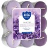 Aura candles Vonné čajové sviečky 'Lavender' 18 ks Aura candles Vonné čajové sviečky 'Lavender' 18 ks
