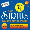 Gorstrings S-350 Extra Super Light 10 (Struny pre akustickú gitaru .010 - Stredne mäkké) Gorstrings S-350 Extra Super Light 10 (Struny pre akustickú gitaru .010 - Stredne mäkké)