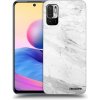 Púzdro Picasee ULTIMATE CASE Xiaomi Redmi Note 10 5G - White marble