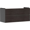 HANSGROHE Xevolos E závesná skrinka pod umývadlo, 2 zásuvky PushOpen, 1180 x 475 x 555 mm, bridlicová matná sivá/tmavý dub, 54186730 HANSGROHE Xevolos E závesná skrinka pod umývadlo, 2 zásuvky PushOpen, 1180 x 475 x 555 mm, bridlicová matná sivá/tmavý dub, 54186730