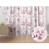 Biante Bavlnený záves Sandra SA-583 Ružové kvety s vetvičkami na bielom 150x210 cm Biante Bavlnený záves Sandra SA-583 Ružové kvety s vetvičkami na bielom 150x210 cm