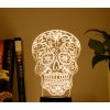 Beling 3D lampa, Lebka 2, 7 farebná S163 Beling 3D lampa, Lebka 2, 7 farebná S163