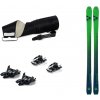 Fischer Transalp 82 Carbon green + Marker Alpinist 10 + Kohla Multifit Mixmohair